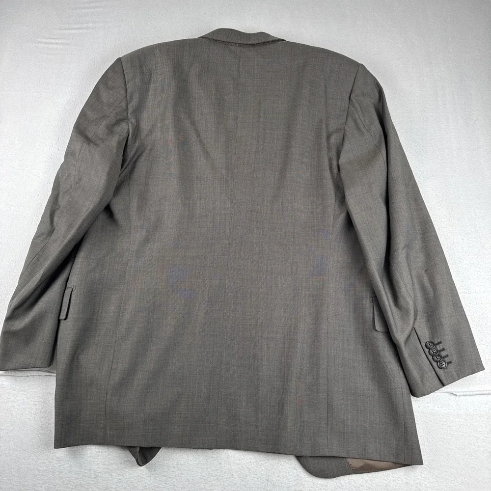 Corneliani Mens Brownish Gray Two Piece Suit 42R , Pants Fit 32*28 3 Button Wool